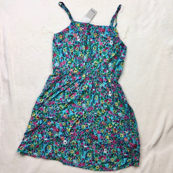 🎉HP🎉 NEW Poet Blue Floral Spaghetti Strap Dress - Picture 10 of 10